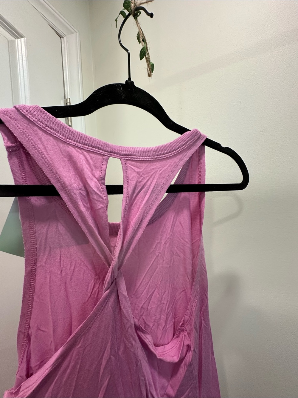 JoyLab Pink Twist-Back Tank Top